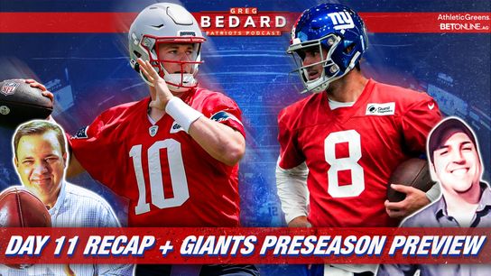 .@athleticgreens Podcast: Bedard Patriots Pod - Offense takes a baby step and Giants game preview taken at BSJ Headquarters (Patriots)